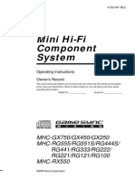 Mini Hi-Fi Component System