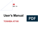 User's Manual: Toshiba At100