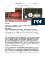 Laboratory Session 5 Magnetization Curve of A DC Generator