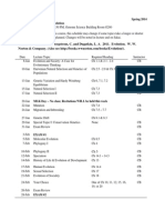 BIOL 201 Lecture Schedule 2014