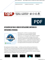 Aplicación CAD para El Dibujo de Instalaciones Sanitarias en Edificaciones (PavcoCAD) - CivilGeeks