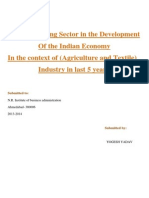 Role of Banking Sector in The Development of The Indian Economy in The Context of (Agriculture and Textile) Industry by Yogesh Yadav