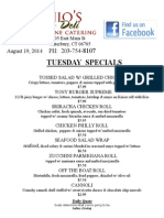 Daily Specials