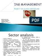 Galaxo Smith Kline PPT Sector Analysis