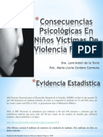 Consecuencias Psicológicas en Niños Víctimas de Violencia Familiar