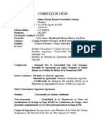 CURRICULUM VITAE Ing° Jaime Martin Garcilazo Cornejo