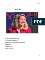 Yahoo Case Analysis Anja Rosengaard Fog