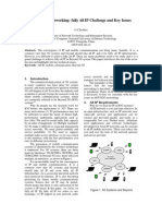 Beyond-3G Networking: Fully All IP Challenge and Key Issues