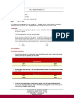 Clinton Survey Memo