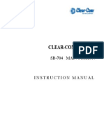 Clear-Com SB-704 Manual PDF