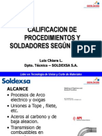 Calificacion y Procedimientos API 1104