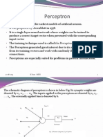 Perceptons Neural Networks