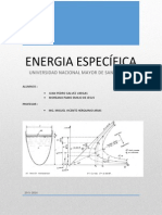 Imforme Hidraulica 4 - Energia Especifica