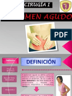 Abdomen Agudo Cirugía