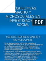 3 Perspectivas Macro y Microsociales