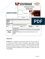 Examen Sustitutorio de Termodinmica