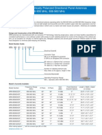 Vertically Polarized Panels - WPA-RWA-RWB Series