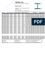 Metric Structural Steel Catalog