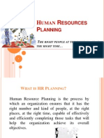 Human Resource Planning