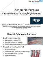 Henoch Schonlein Purpura