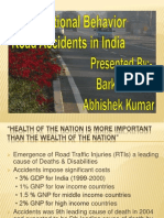 Road Accidents in India