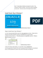 DBA - Oracle 10g Installation Step by Step