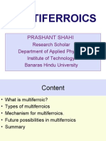 Multiferroics