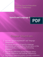 Speech and Language Impairments