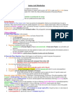 Amino Acid Metabolism Notes