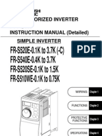 Mitsubhishi S500 Manual