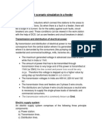 Fault Scenario Simulation in A Feeder: Transmission and Distribution of Electrical Power