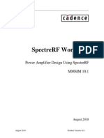 Cadence PA Design Using SpectreRF