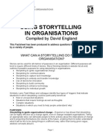 Using Storytelling in Organisations