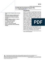 MF10-N Universal Monolithic Dual Switched Capacitor Filter: Features Description