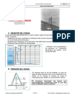 TP Penetrometrique Laboratoire Materiaux