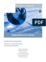 Presupuesto de Capital