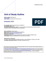 Unit of Study Outline FINC2012b