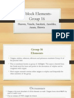 P Block Elements-Group 16