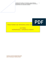 Trastorno Narcisista PDF