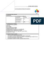 Hoja de Seguridad de Productos Quimicos Tinta para Carne