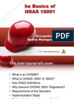 Basics of OHSAS 18001