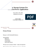 Energy Storage Systems For Advanced Power Applications: Calvin College