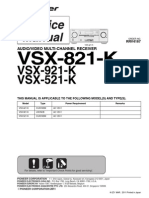 Pioneer vsx-521 821 921-k SM