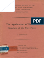 The Application of Modified Starches at The Size Press