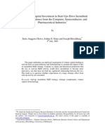 Does Venture Capital Investment in Start-Ups Drive Incumbent Innovation? Evidence From The Computer, Semiconductor, and Pharmaceutical Industries