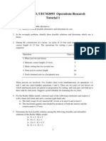 UECM2043, UECM2093 Operations Research Tutorial 1