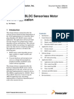 Three-Phase BLDC Sensorless Motor Control Application