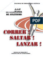 Correr Saltar Lanzar Libro Atletismo