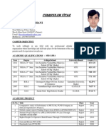 Bhavesh Pethani .CV