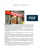 Tags:: Vikram Bakshi Mcdonald'S India Hardcastle Connaught Plaza Restaurants